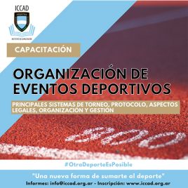 Pago mensual – Capacitación en Organización de Eventos Deportivos (nivel 1)